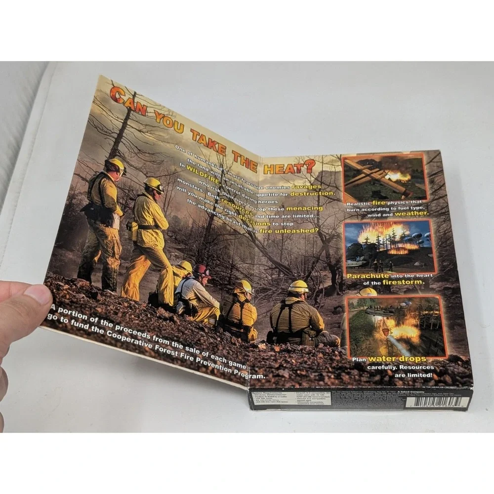 Wildfire PC Game Cat Daddy Games 2004 Firefighting Firefighter NEW‎ SEALED BOX